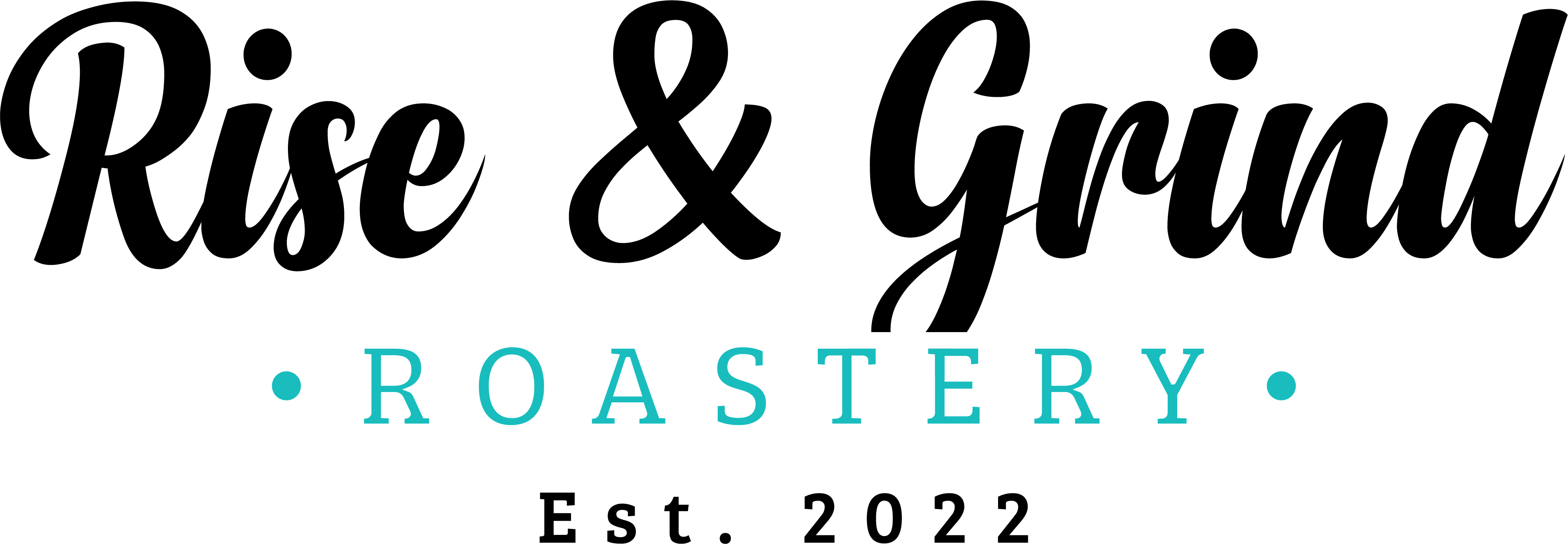 Logo for Rise & grind Coffee Roastery based in Paisley
