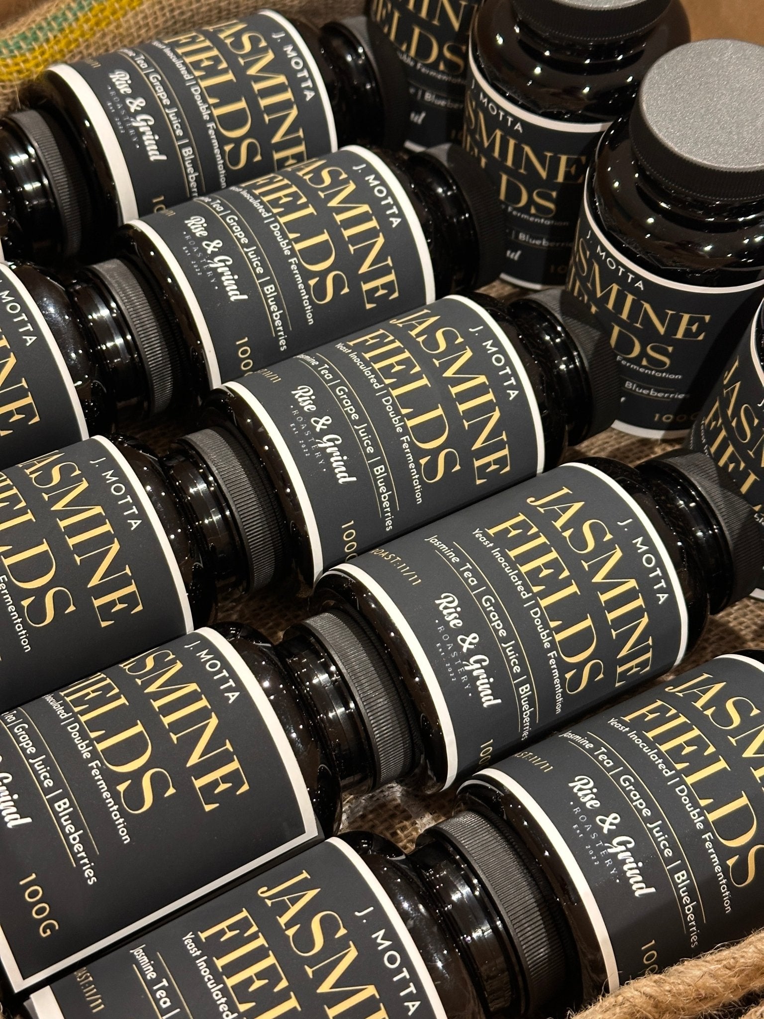 Jasmine Fields - Yeast Inoculated - Colombia - Rise & Grind Roastery - 100g Jar - Whole Bean -