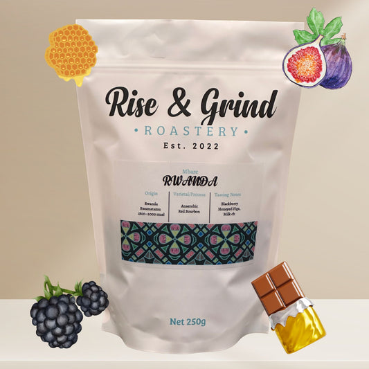 Rwanda - Fruity Summer Profile - Rise & Grind Roastery - 250g - Whole Bean -
