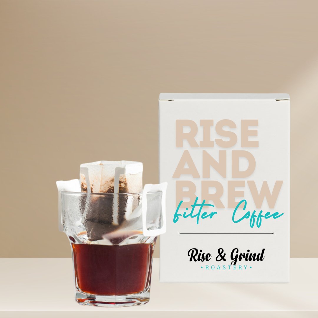 Single Serve Brazil Drip Filter Coffee Bag x 12 - Rise & Grind Roastery -