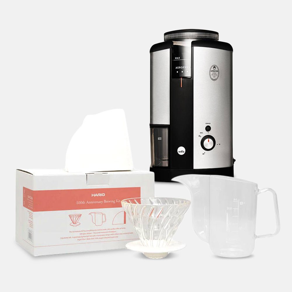 Wilfa and Hario 100th Anniversary Brewing Kit Bundle - Rise & Grind Roastery -