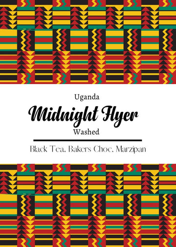 Uganda - Midnight Flyer - Rise & Grind Roastery-250g-Whole Bean-