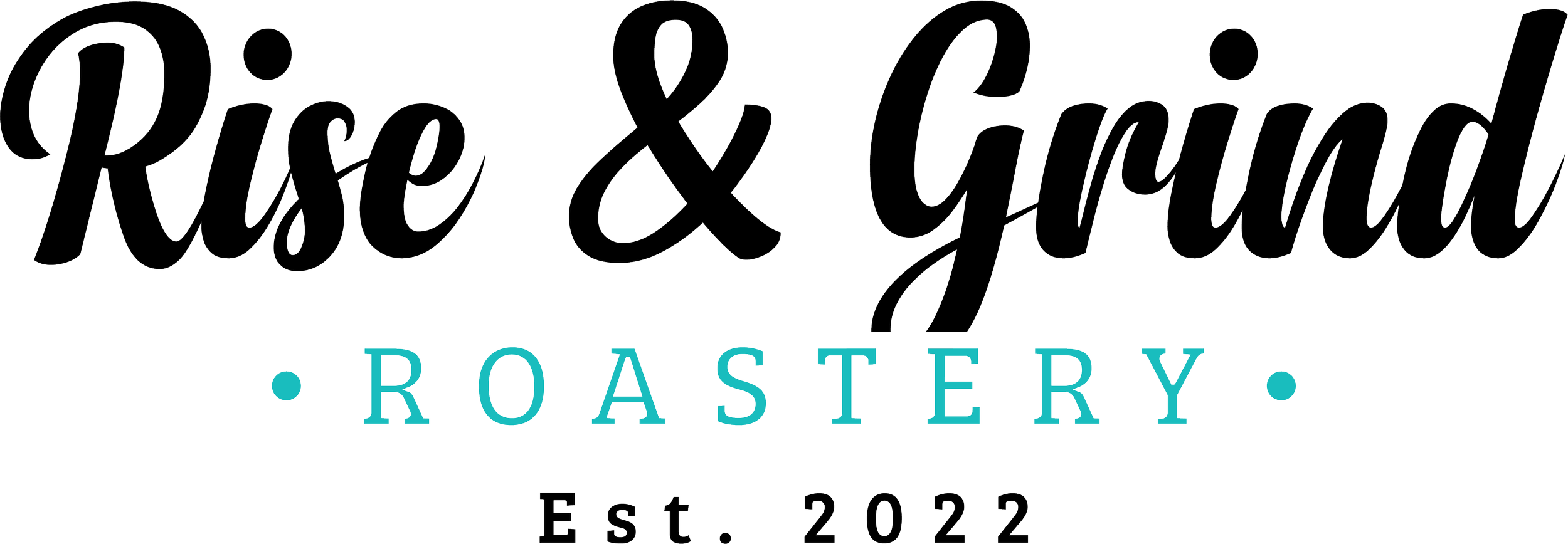 Logo for Rise & grind Coffee Roastery based in Paisley 