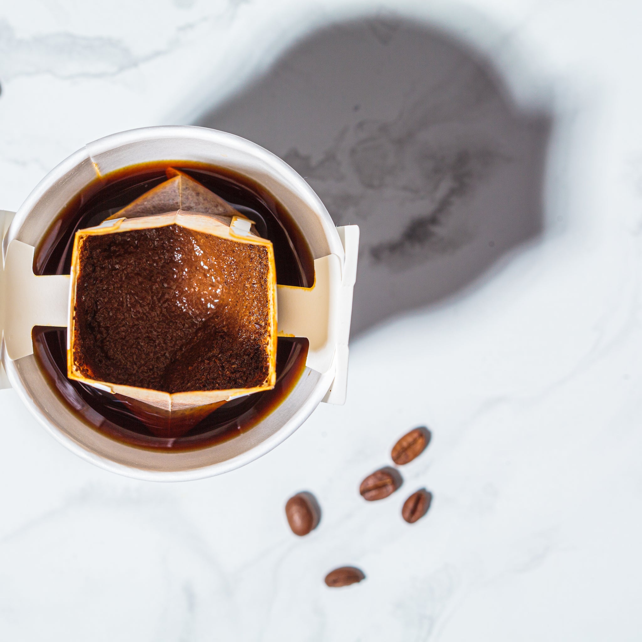 Single serve Brazilian filter coffee drip bag