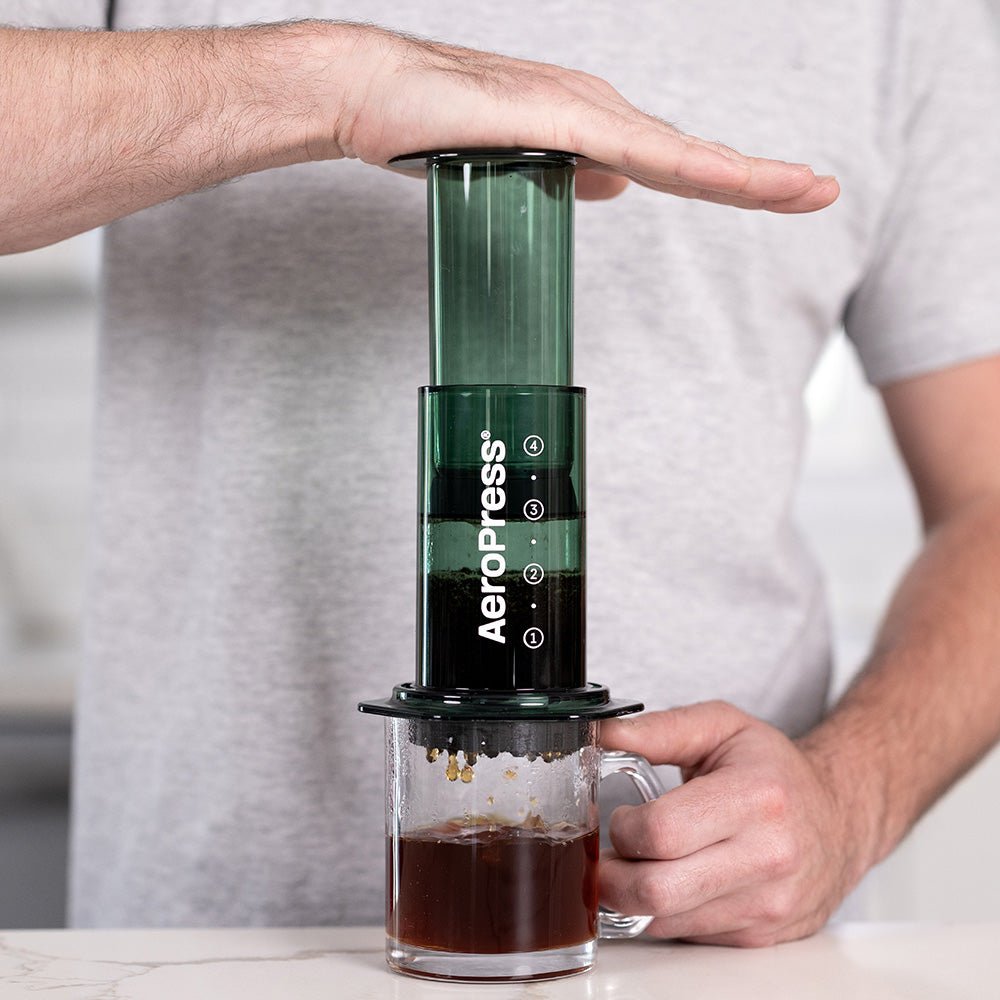 AeroPress Clear Coffee Maker (Green) - Rise & Grind Roastery - 