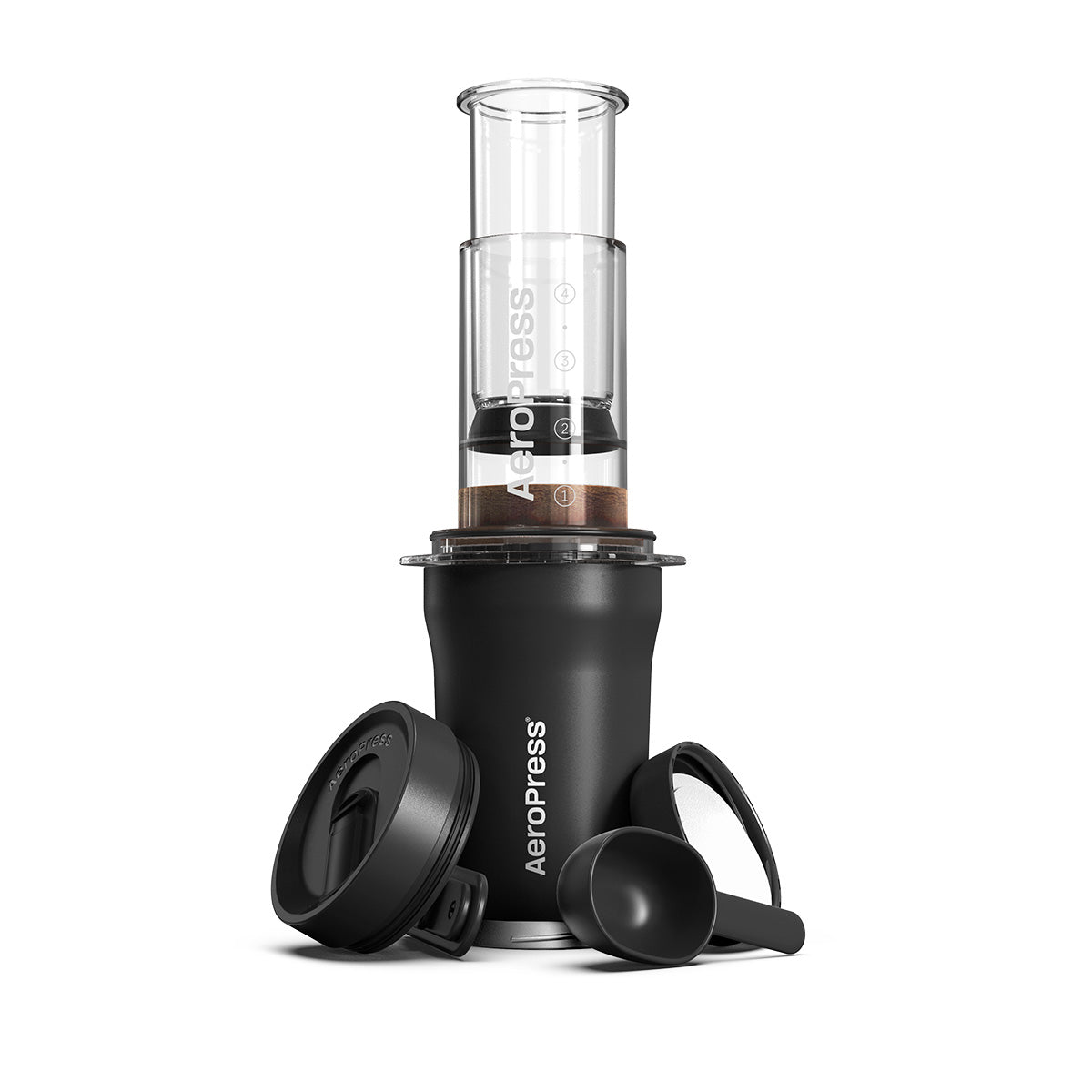 AeroPress Go Plus (Black) - Rise & Grind Roastery - 