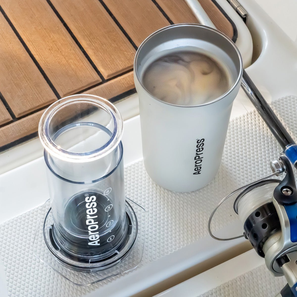 AeroPress Go Plus (Cream) - Rise & Grind Roastery - 