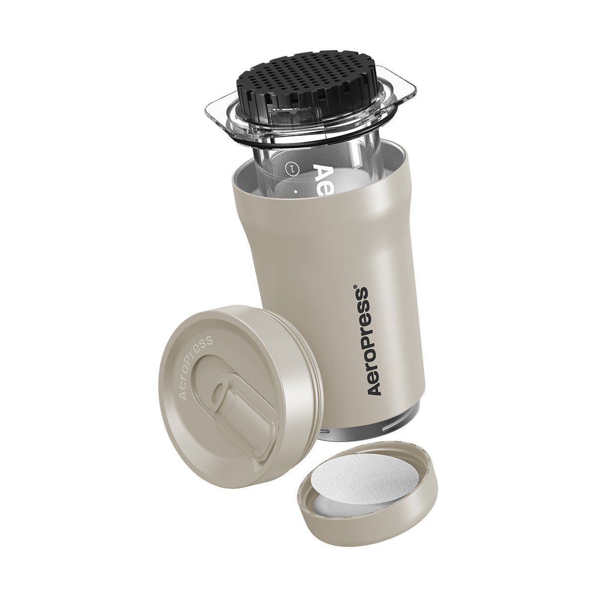 AeroPress Go Plus (Cream) - Rise & Grind Roastery - 