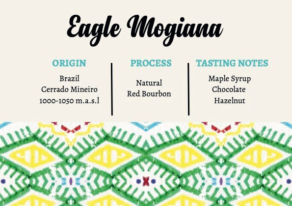Brazil - Eagle Mogiana - Rise & Grind Roastery - 250g - Whole Bean - 