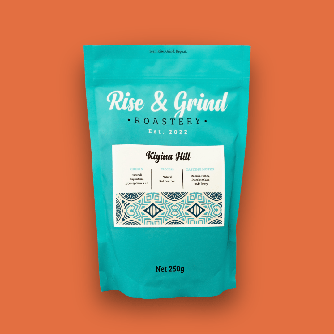 Burundi - Kigina Hill - Rise & Grind Roastery - 250g - Whole Bean - 
