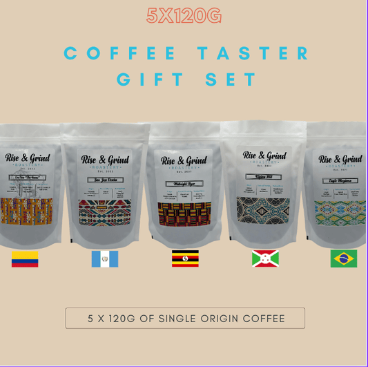 Coffee Gift Taster Box - 5x 120g Single Origin Coffee