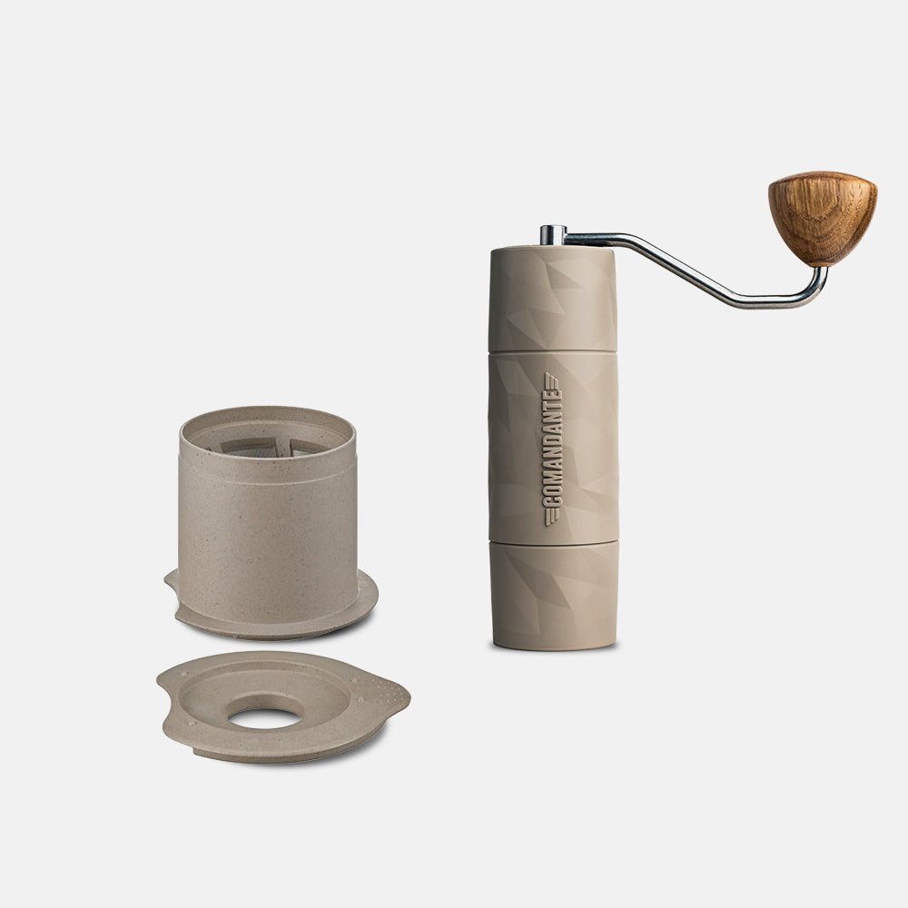 Comandante X25 Trailmaster Dune and Hario Cafe All Dripper BATON 01 Bundle - Rise & Grind Roastery - 