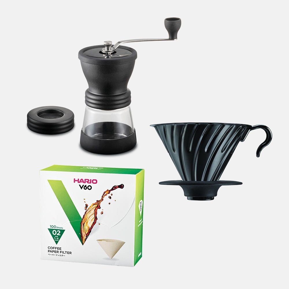 Hario Skerton N UK Brewers' Cup Champion Starter Kit - Rise & Grind Roastery - 