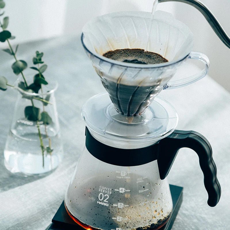 Hario V60 Coffee Dripper and Server Set (Size 02) - Rise & Grind Roastery - 