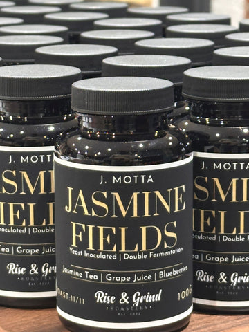 Jasmine Fields - Yeast Inoculated - Colombia - Rise & Grind Roastery - 100g Jar - Whole Bean - 