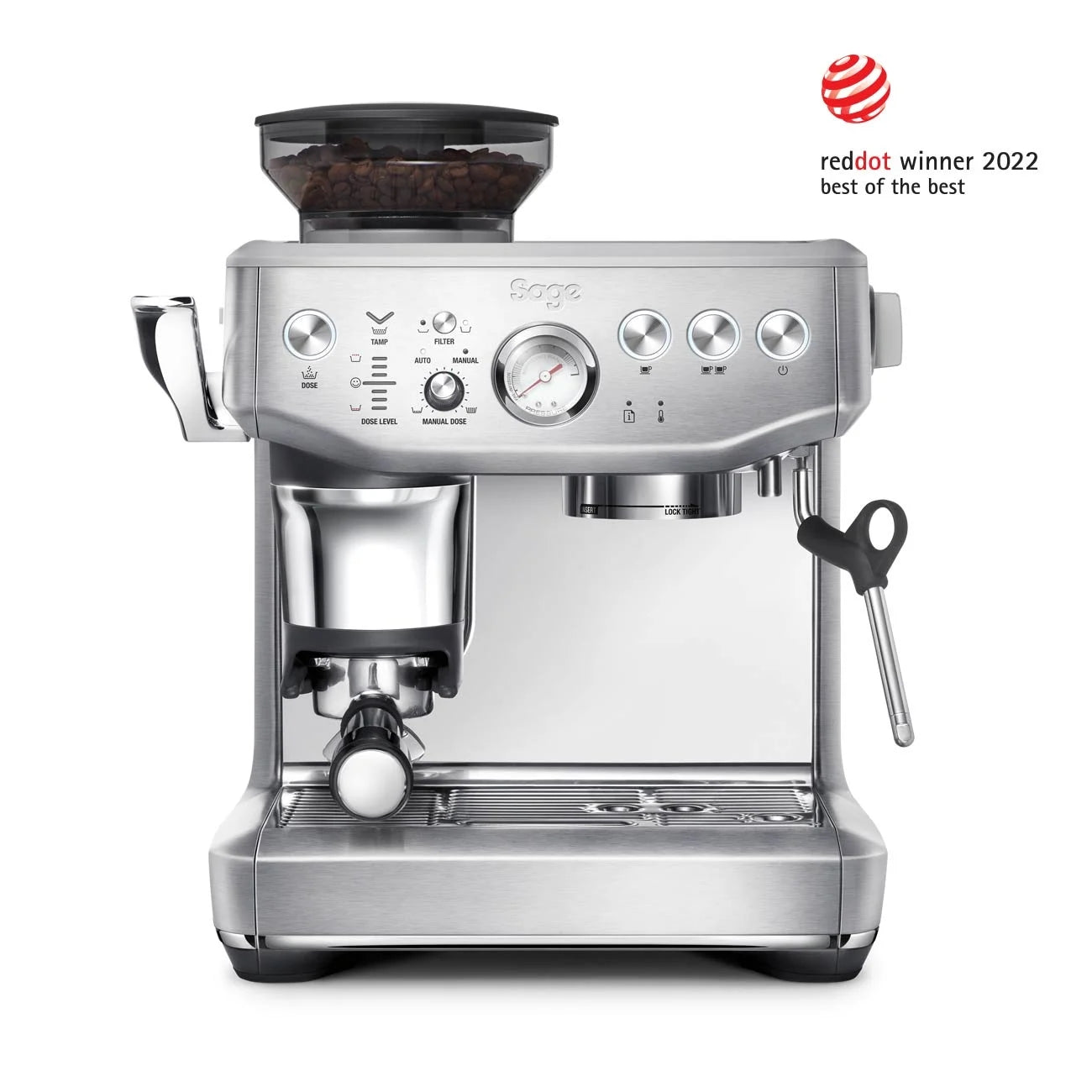 Sage Barista Express Impress Espresso Machine (Stainless Steel) - Rise & Grind Roastery - 