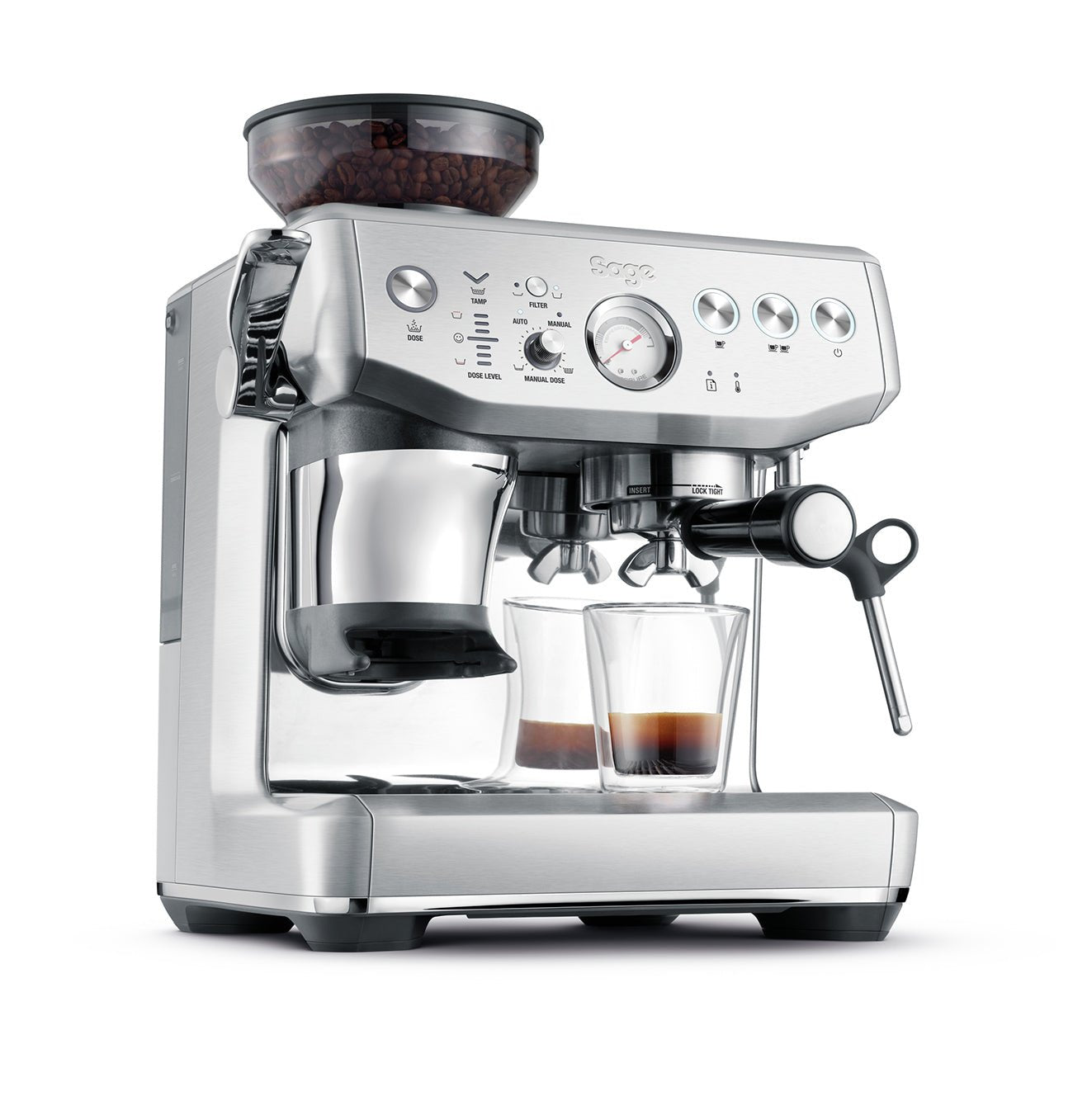 Sage Barista Express Impress Espresso Machine (Stainless Steel) - Rise & Grind Roastery - 