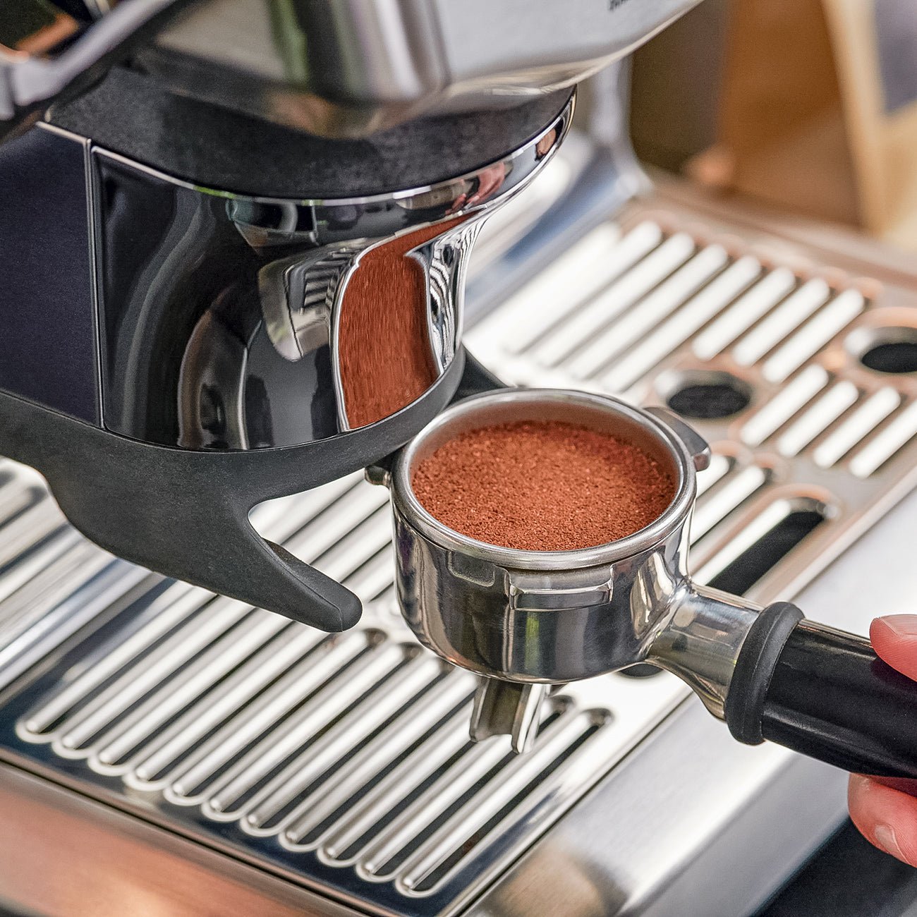 Sage Barista Express Impress Espresso Machine (Stainless Steel) - Rise & Grind Roastery - 