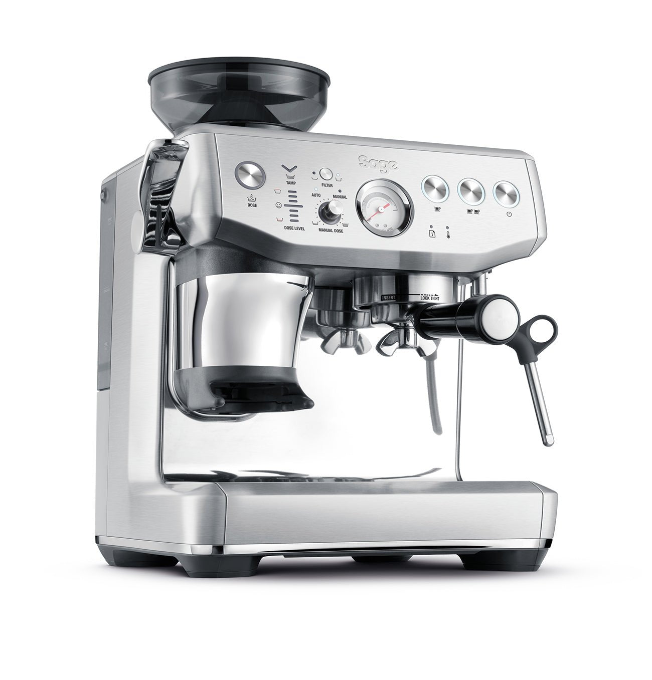 Sage Barista Express Impress Espresso Machine (Stainless Steel) - Rise & Grind Roastery - 