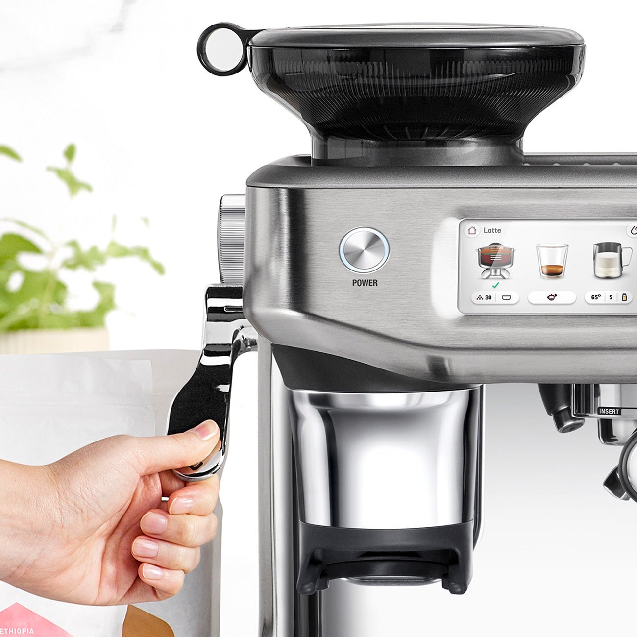 Sage Barista Touch Impress (Brushed Stainless Steel) - Rise & Grind Roastery - 