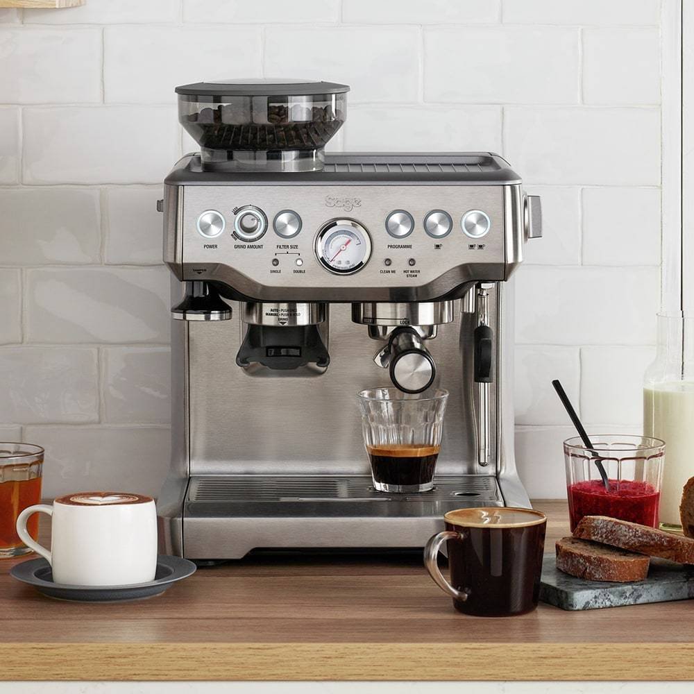 Sage The Barista Express Espresso Machine With Temp Control Milk Jug - Rise & Grind Roastery - 