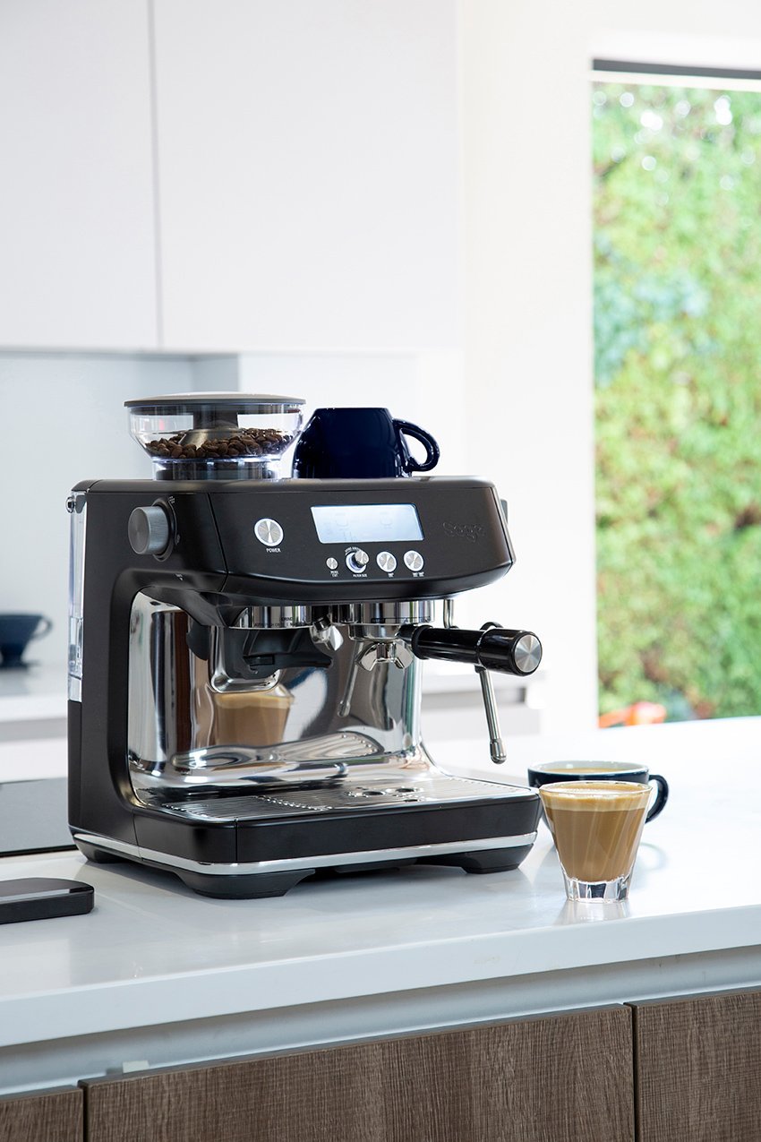 Sage The Barista Pro Espresso Machine Black Truffle - Rise & Grind Roastery - 