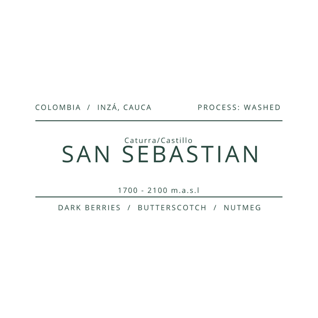 San Sebastián – Colombia - Rise & Grind Roastery-250g-Whole Bean-