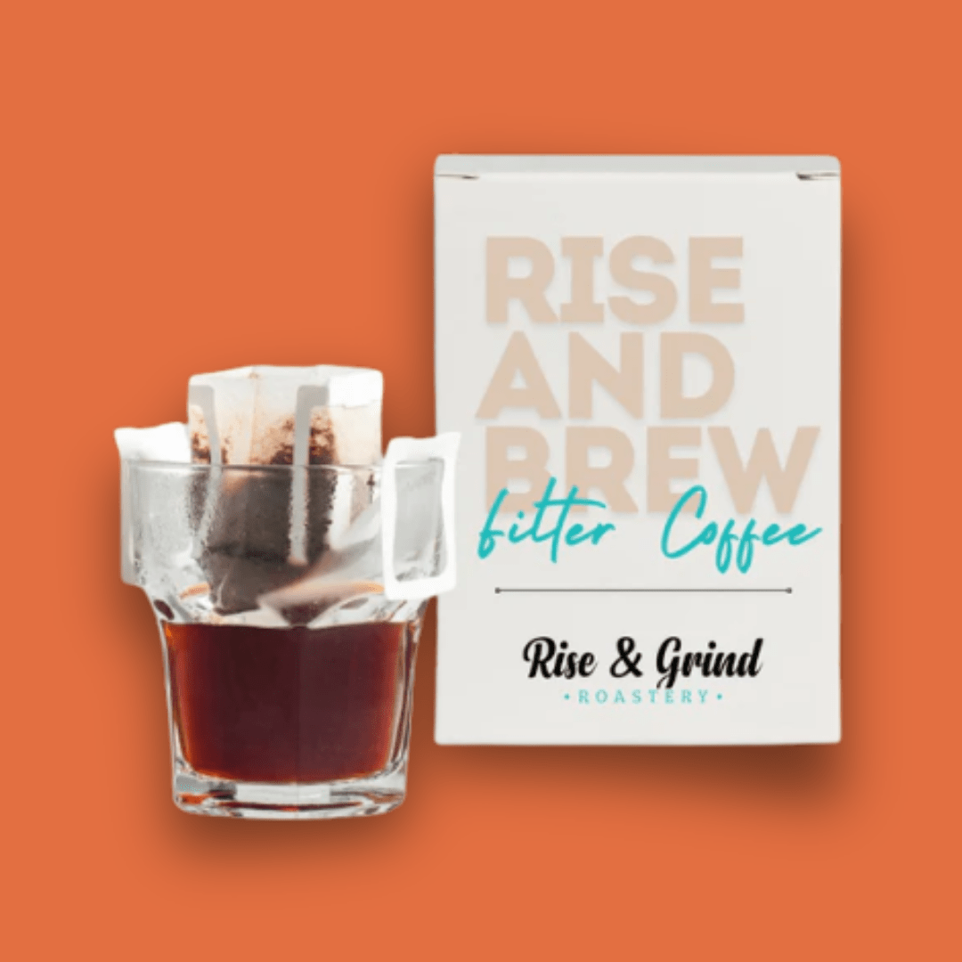 Single Serve Brazil Drip Filter Coffee Bag x 12 - Rise & Grind Roastery - 