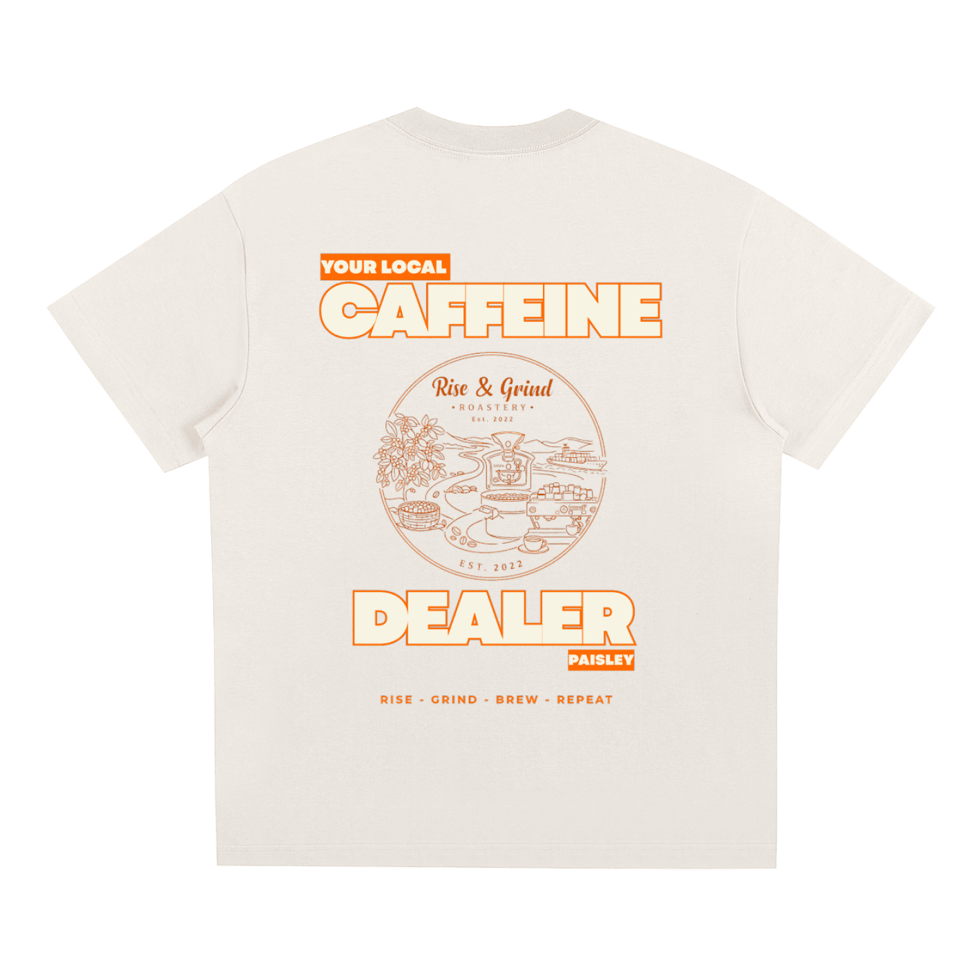 Sorona Quick - Dry Cooling T-Shirt - Rise & Grind Roastery - Black - S - 