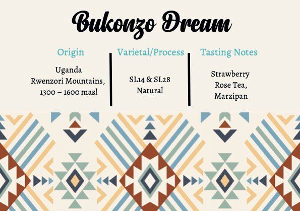 Uganda - Bukonzo Dream - Rise & Grind Roastery - 250g - Whole Bean - 