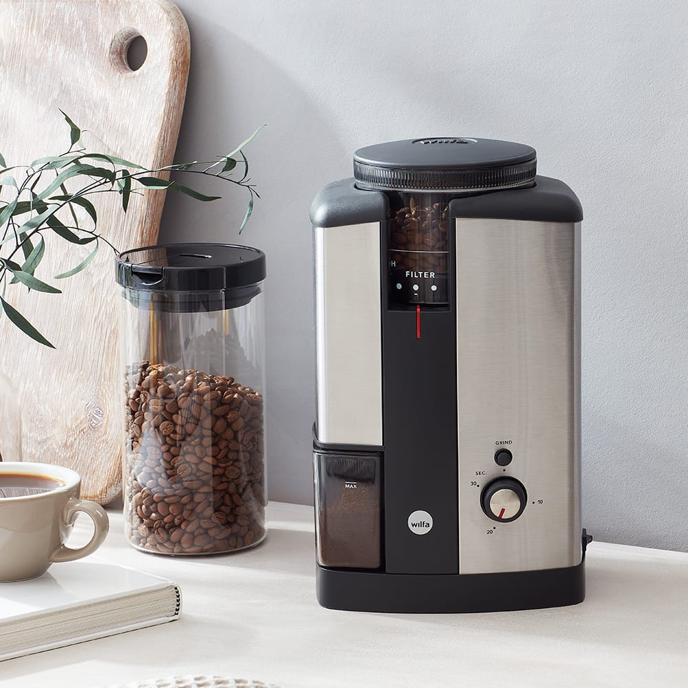Wilfa Performance Thermo Coffee Maker and Svart Coffee Grinder (Silver) Bundle - Rise & Grind Roastery - 