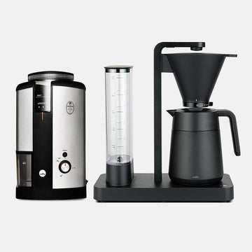Wilfa Performance Thermo Coffee Maker and Svart Coffee Grinder (Silver) Bundle - Rise & Grind Roastery - 