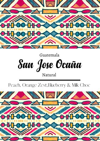 Guatemala - San Jose Ocaña - Rise & Grind Roastery-250g-Whole Bean-