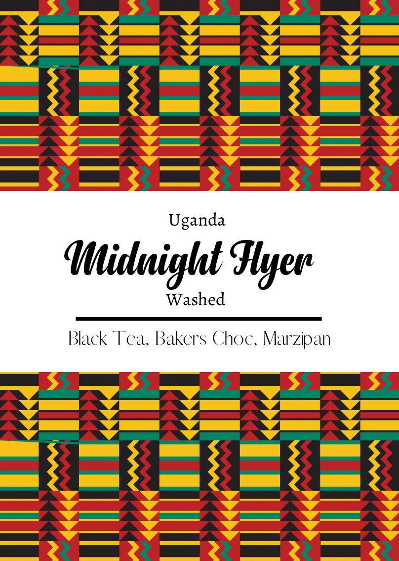 Uganda - Midnight Flyer - Rise & Grind Roastery-250g-Whole Bean-